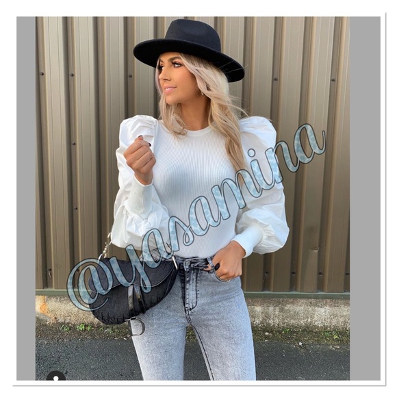 Zara puff sleeves top bloggers favorite - Picture 8 of 16